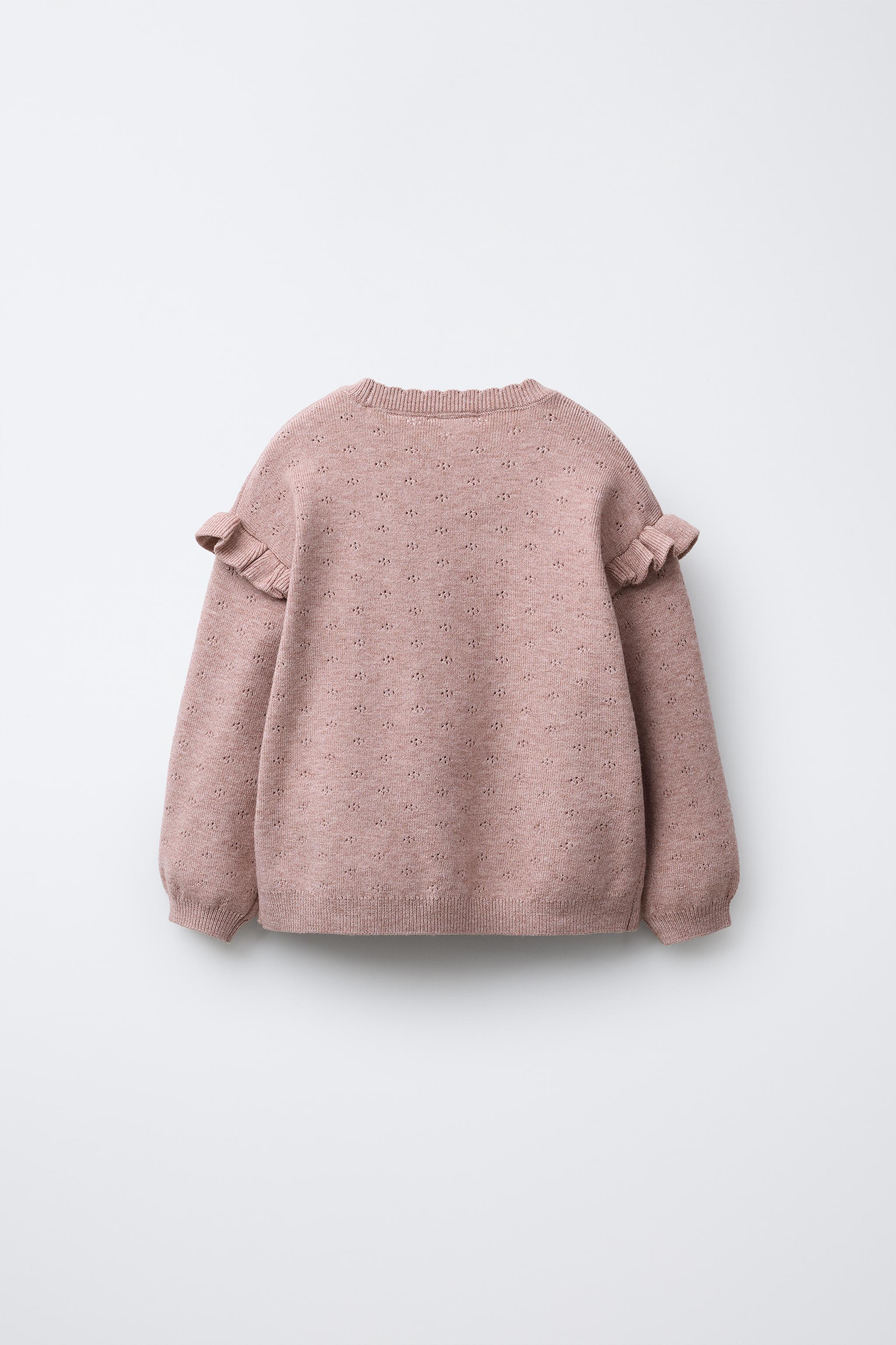 FLORAL EMBROIDERED KNIT SWEATER